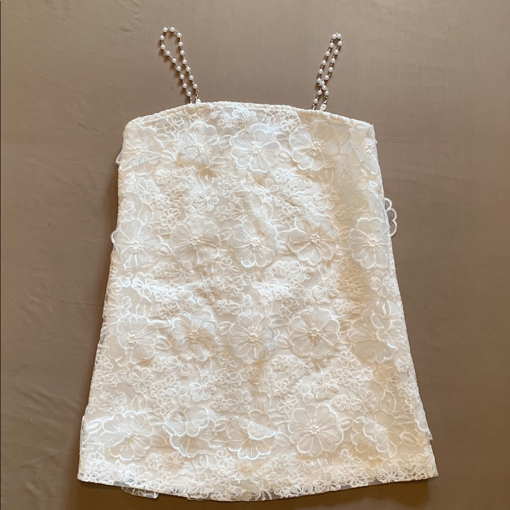 Lacey Cottagecore Ballerina Feminine lined top